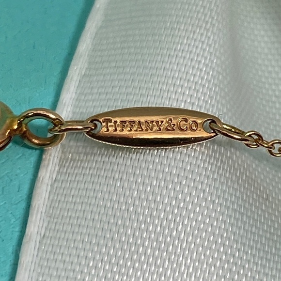 Tiffany & Co .10 Peretti Damond by the yard 18k rose gold 16” W/box MSRP $1300 - Picture 8 of 8